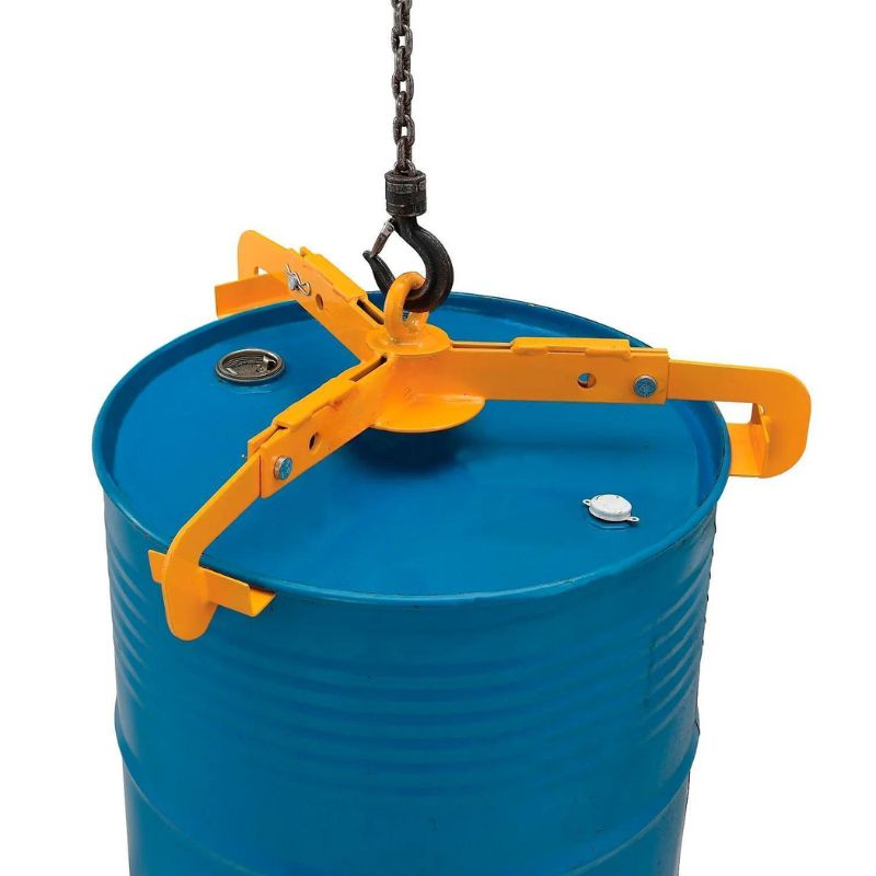 Vertical Drum Lifter for 30 Gallon and 55 Gallon, 1000 lbs Capacity, 3 Lifting Arms