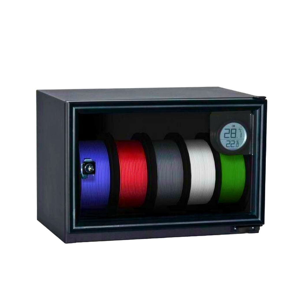 3D Printing Filament Dry Box 15"W x 10.2"D x 10.2"H, Efficient Humidity Control <20% ±5% RH