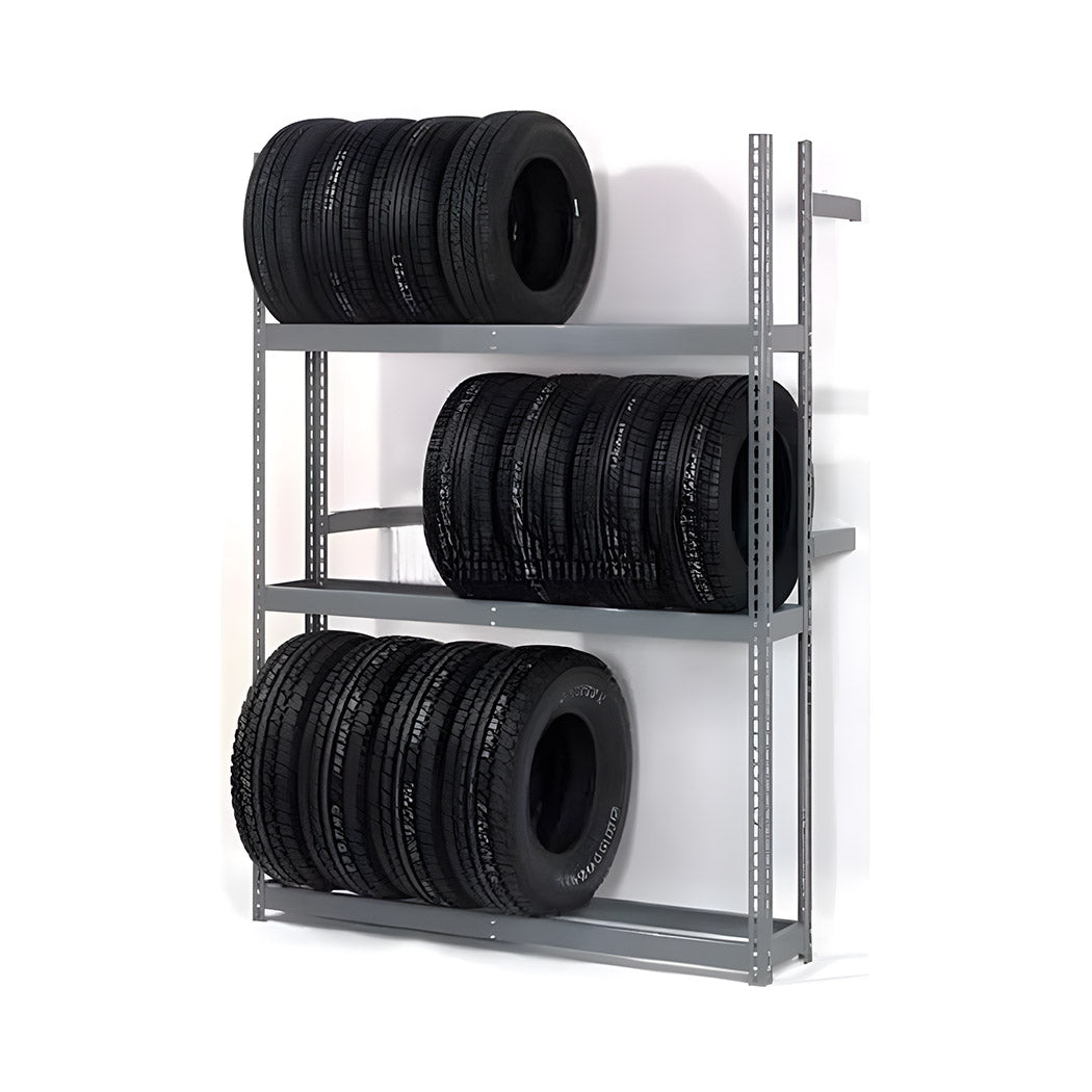 3 Shelves Tier Single Entry Tire Rack 60"W x 18"D x 84"H