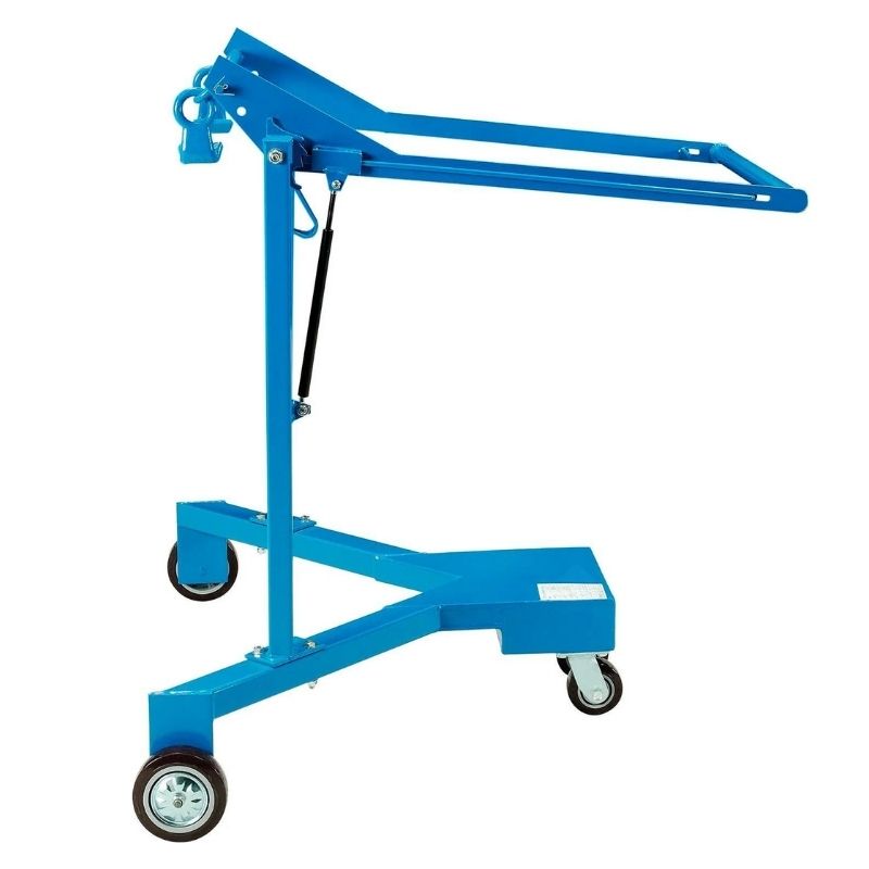 55 Gallon Rimmed Drum Spotter & Drum Palletizer 800 Lbs Capacity, Portable Drum Lifter