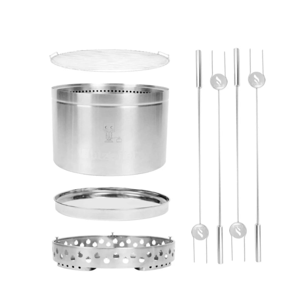 Holzoffer 26" Premium Bundle Smokeless Fire Pit