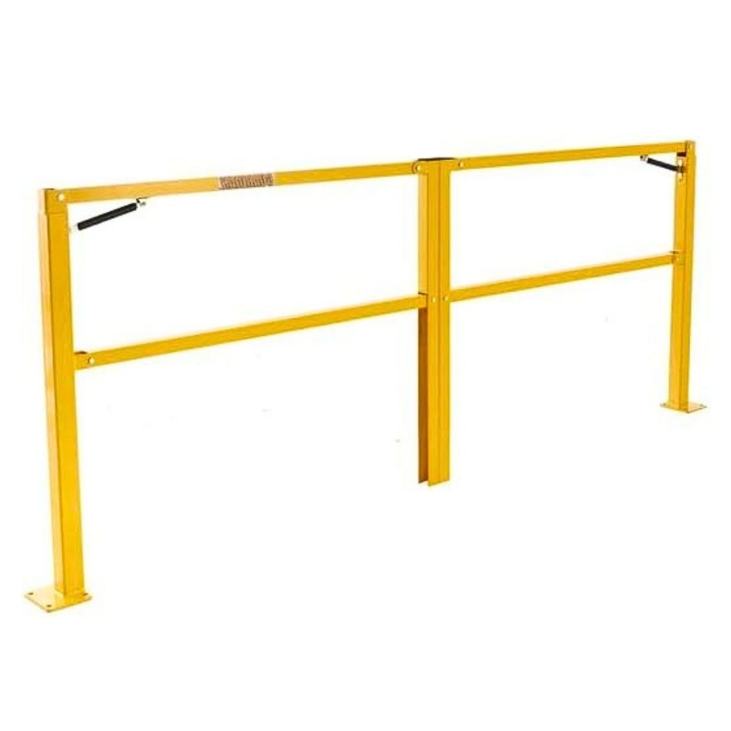 10' Cantilever Gate, Steel Construction, 120"W x 42"H for Loading Bay Fall Hazard Protection