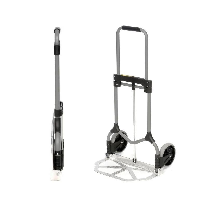 Steel Folding Hand Cart 200 lbs Capacity 20" x 19" x 39"H, Convertible Hand Truck