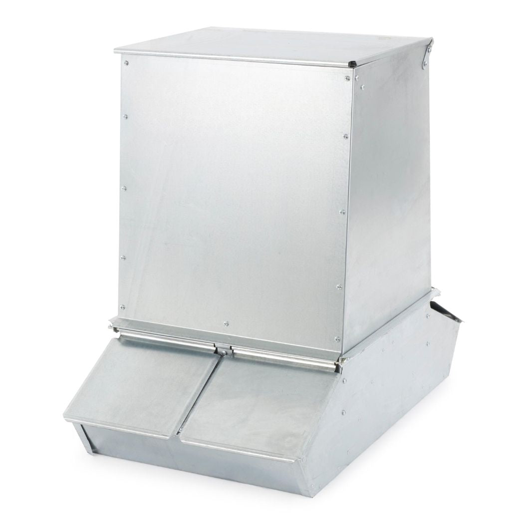 4 Door Steel Hog Feeder, 7 Bushel Feeder for Pigs