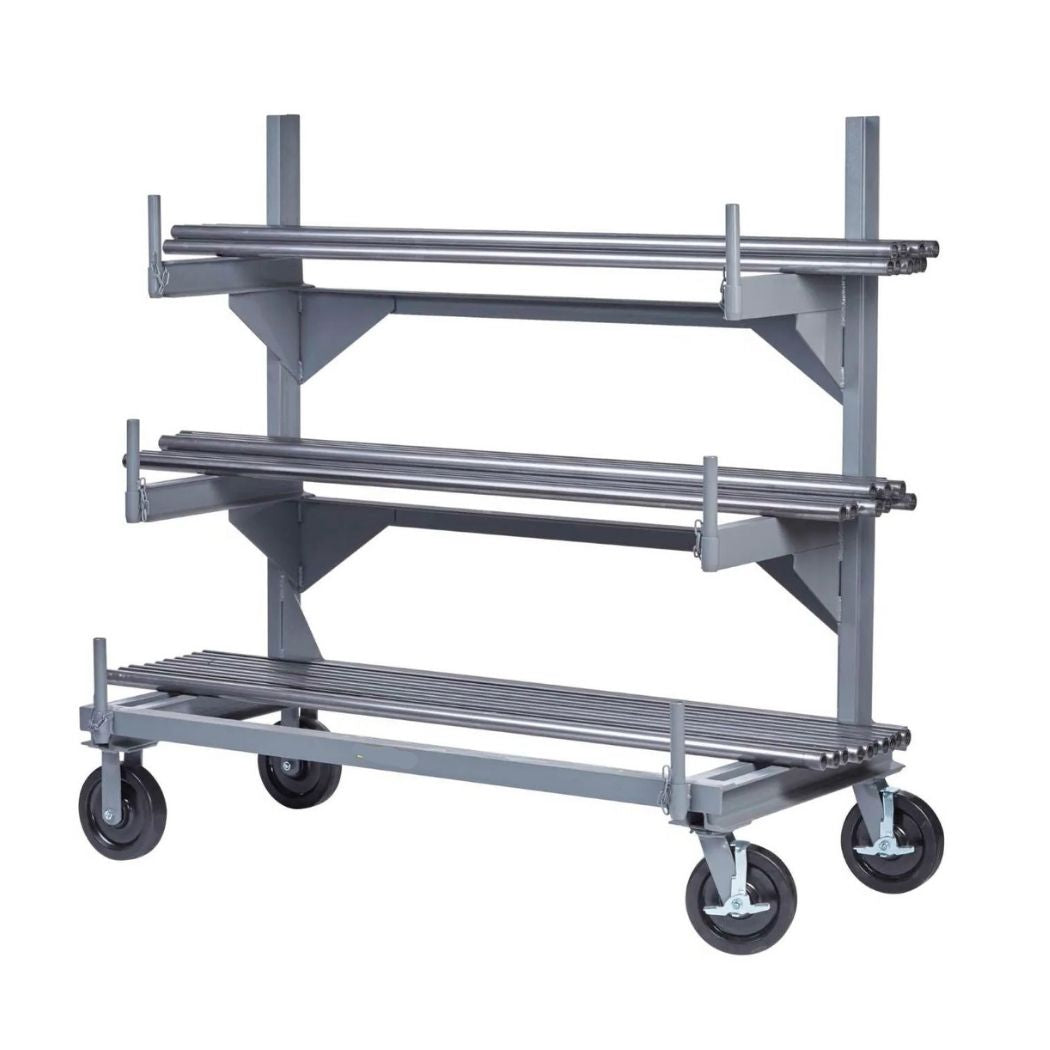 Cantilever Bar Rack Truck, 4000 lbs Load Capacity, 48"L x 24"W x 61"H, Single Side
