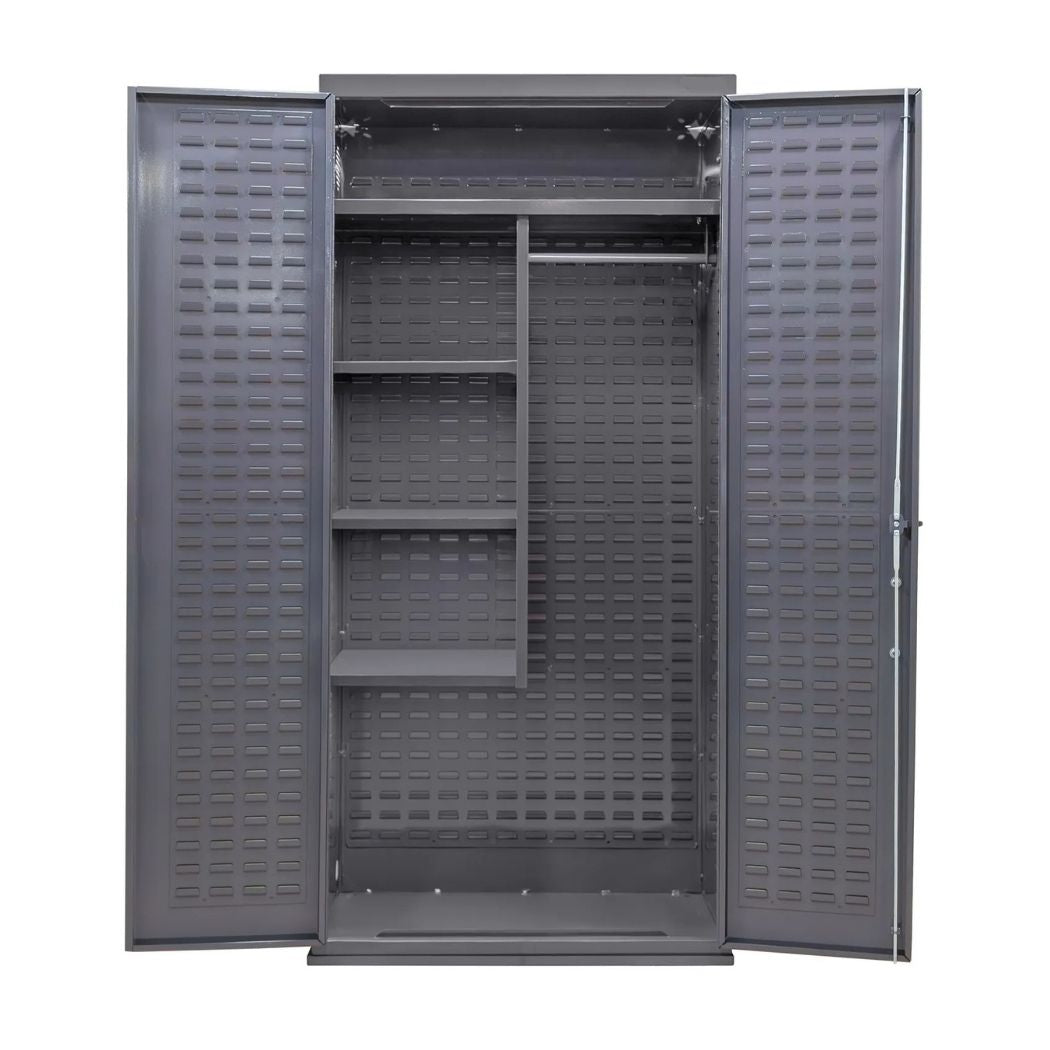 Configurable Steel Combination Storage Cabinet, 36"W x 24"D x 78"H, Adjustable Shelving
