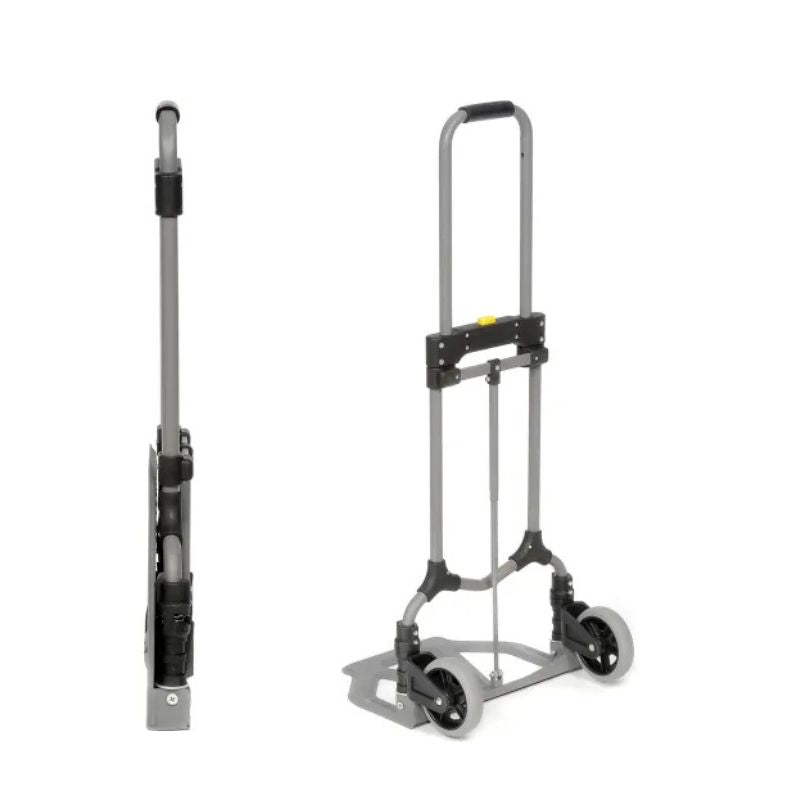 Steel Folding Hand Cart 150 lbs Capacity 16" x 16.5" x 39"H, Convertible Hand Truck