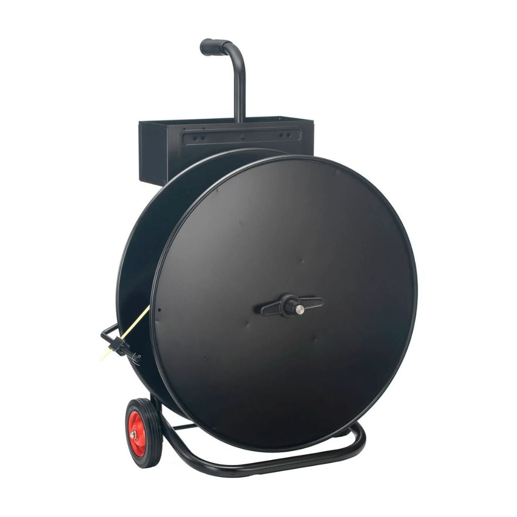 Strapping Cart w/ Wheels & Tray, 25.5"W x 17.6"D x 36.25"H