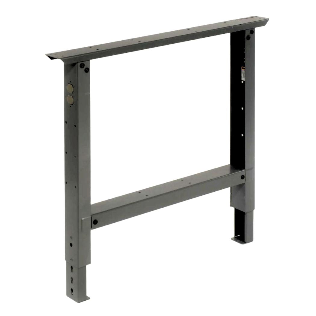 Steel C-Channel Leg For Workbench 36"W, Height Adjustable from 27.5" to 35.3"