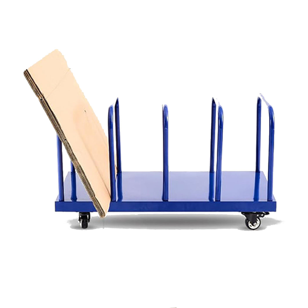 Metal Carton Cart Stand Carton Stand Rack with Wheels 42" x 18" x 22", 660 Lb.