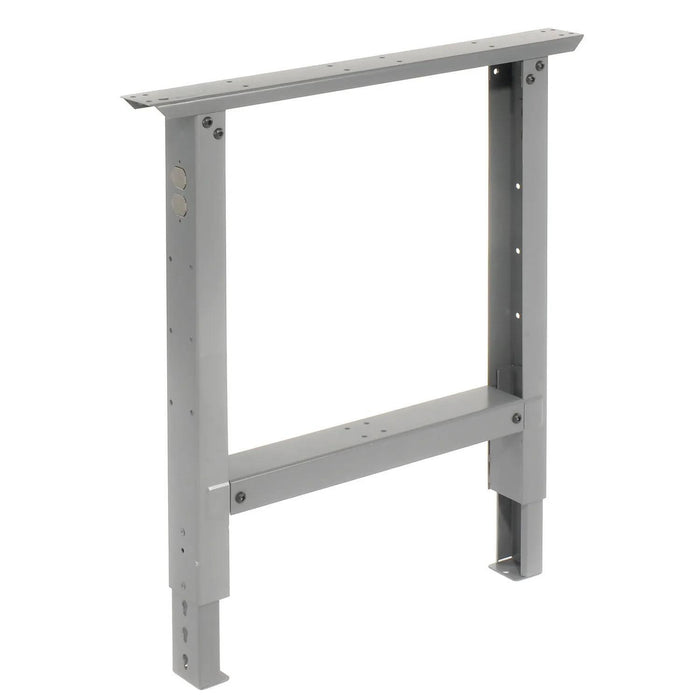 Steel C-Channel Leg For Workbench 30"W, Height Adjustable from 27.5" to 35.3"