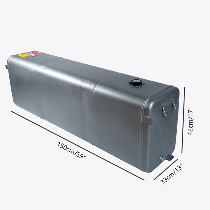 Aluminum Fuel Cell Tank, 58 Gallon Capacity