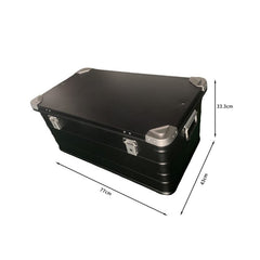 Camping Aluminum Alloy Storage Boxes Set 50L+80L