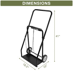 Holzoffer Dual Gas Welding Cylinder Cart