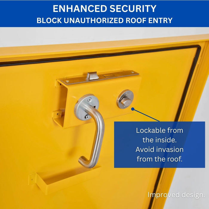 30" x 36" Steel Roof Hatch, Opening Roof Access Door