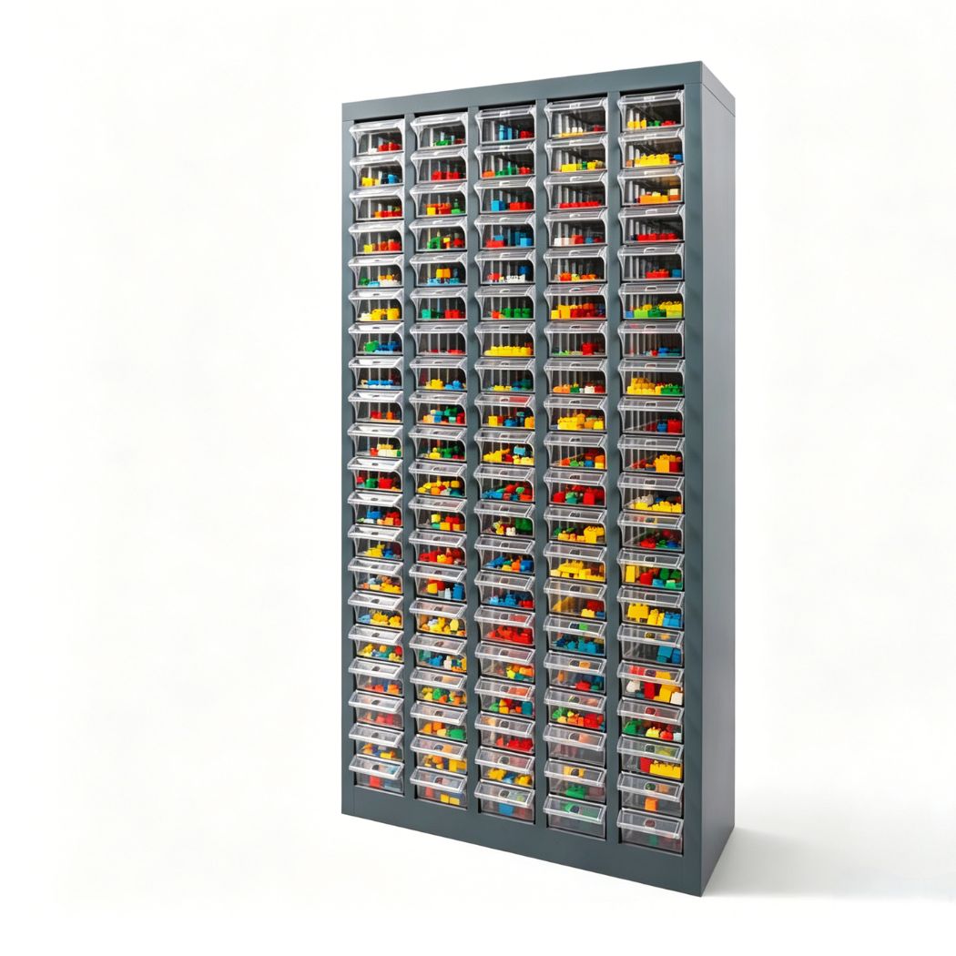 Clear Storage Bin & Electronic Units Bin