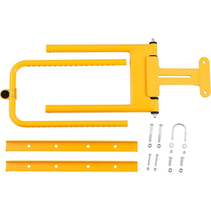 Self-Closing Safety Swing Gate 24"-40" Opening Adjustable, Steel Construction