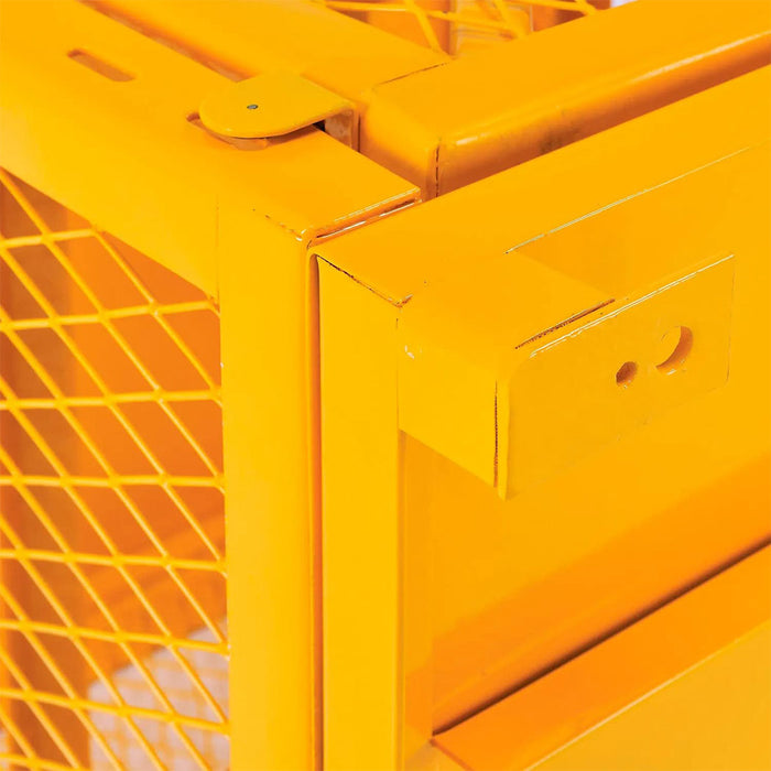 Propane Cylinder  Storage Cabinet SGL Door, 31"Wx30"Dx35"H, 4 Cylinder Cap