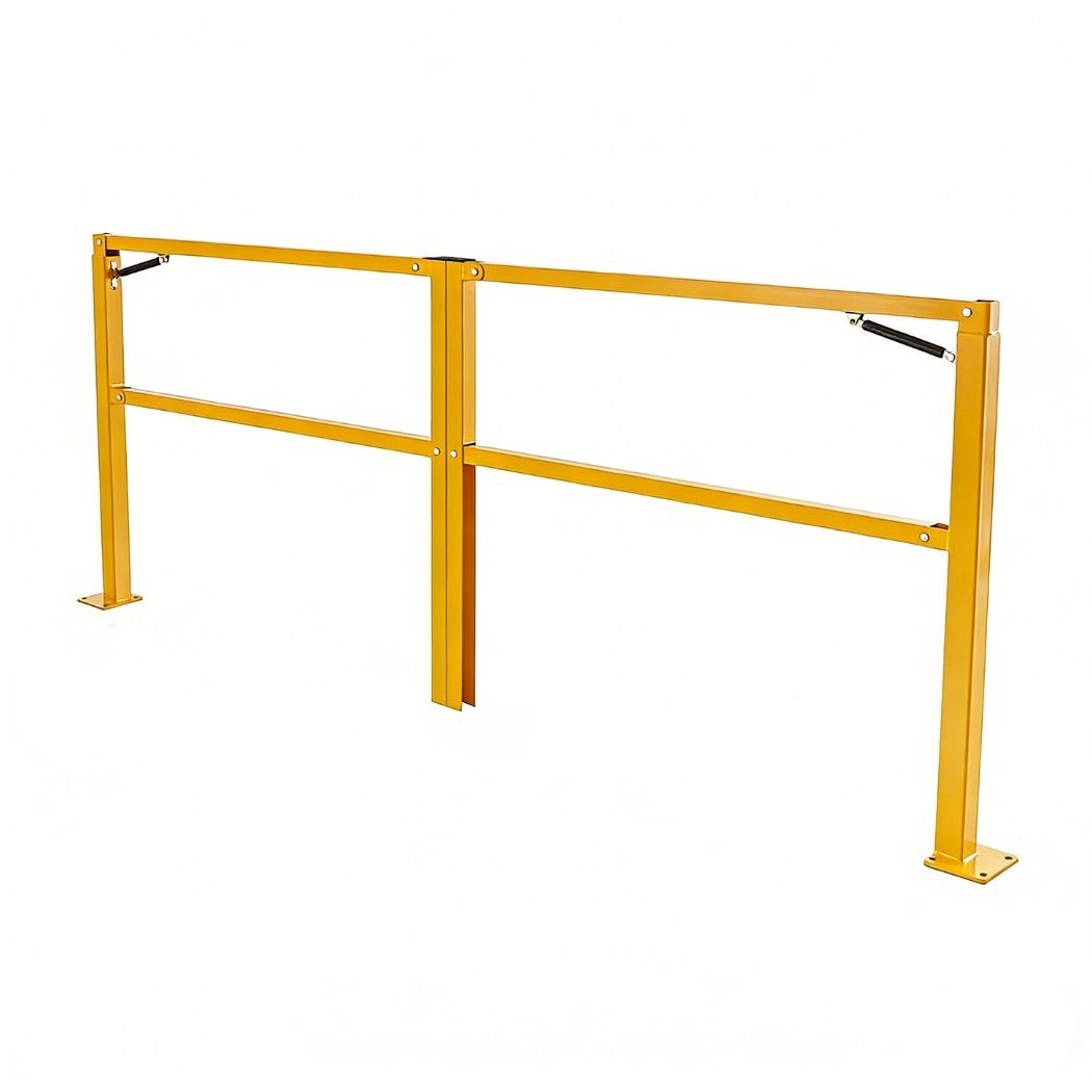 10' Cantilever Gate, Steel Construction, 120"W x 42"H for Loading Bay Fall Hazard Protection