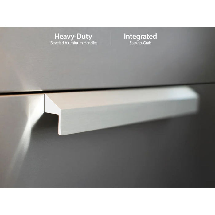 3 Drawer Stainless Steel Kitchen Cabinet, 32"W x 23"D x 35"H, Outdoor Kitchen Cabinet