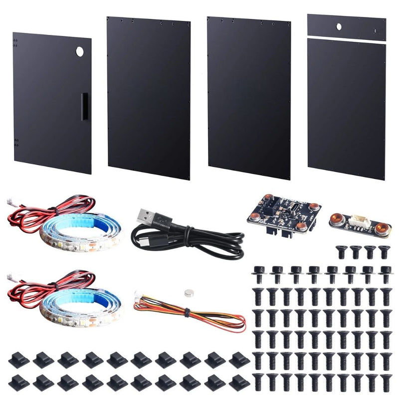 Heavy Duty Mobile 3D Printer Cabinet with Pull-Out AMS/MMU Storage, Steel 3D Printer Stand, 23.6"L x 21.6"W x 30"H