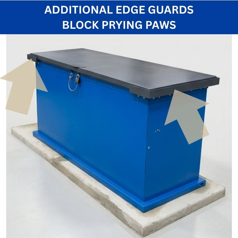 243 Gallon Bear Resistant Trash Receptacle