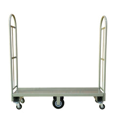 Holzoffer U-Boat Platform Truck Dolly, 60"L x 16"W x 63"H Heavy Duty U- Boat Cart with Thick Steel Deck