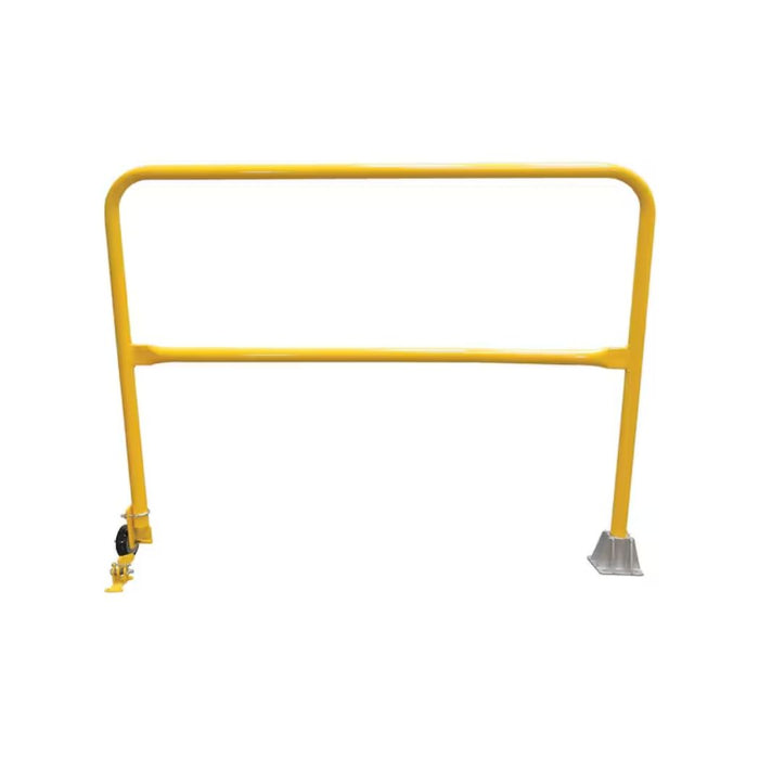 Yellow Loading Dock Safety Swing Gate 5'L (60")