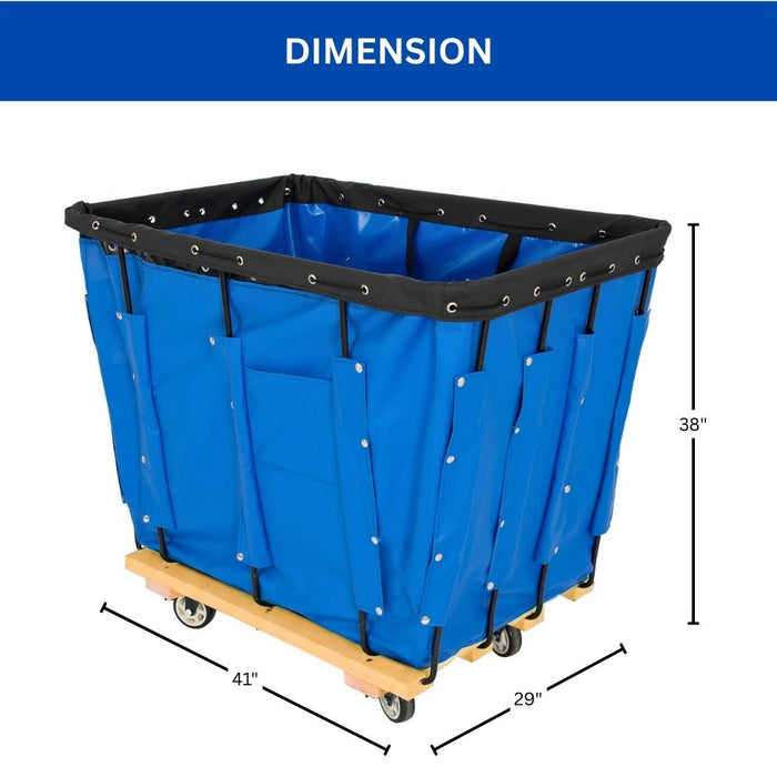 Vinyl Basket Truck, 16 Bushel Bulk Truck, 41"L x 29"W x 38"H