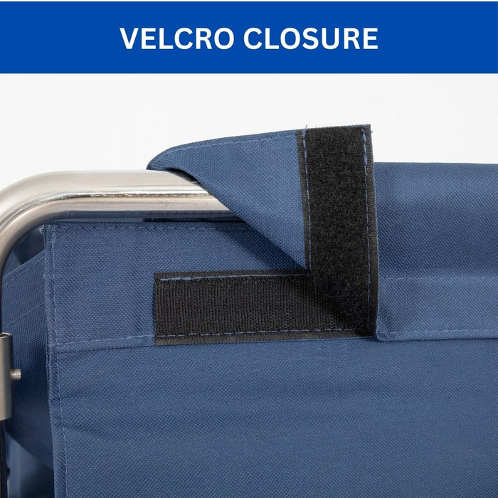 Collapsible Commercial Laundry Cart, 12 Bushel, 33.5"L x 20.75"W x 31.5"H, Canvas Bag