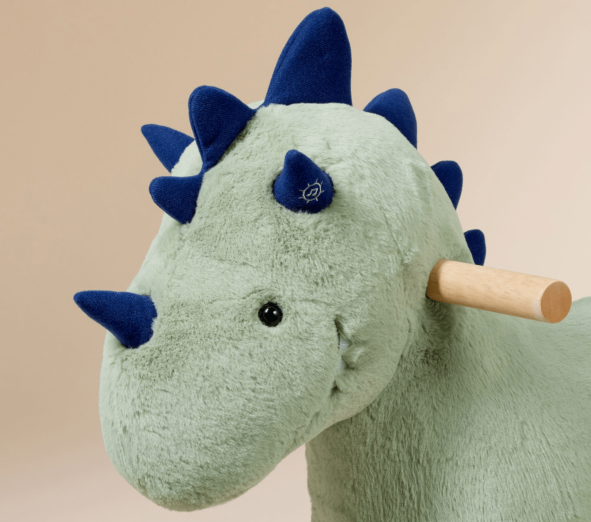 Dino Light-Up Plush Nursery Rocker