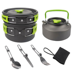 Holzoffer Outdoor teapot set pot combination folding pot Holzoffer accessories camping canteen camping cookware Cookware portable cookware set