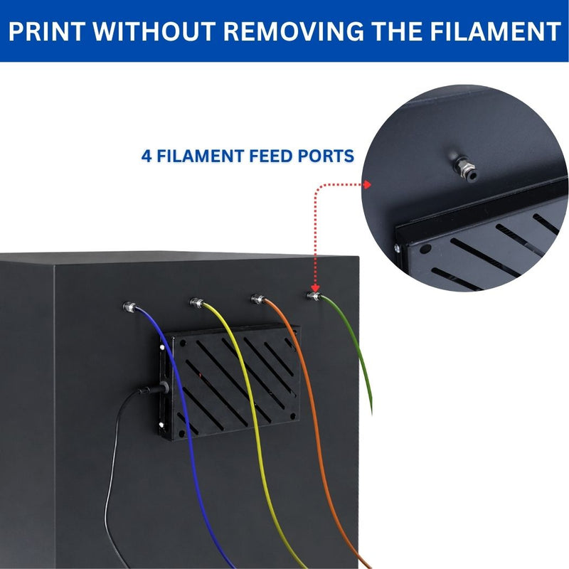 3D Printing Filament Dry Box 17.7"W x 15.8"D x 22.4"H, Efficient Humidity Control <15% ±5% RH