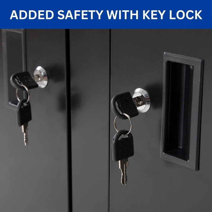 Mobile Workbench w/ Rubberwood Tabletop and 1 Drawer 46"W x 19"D x 37"H Tool Cabinet