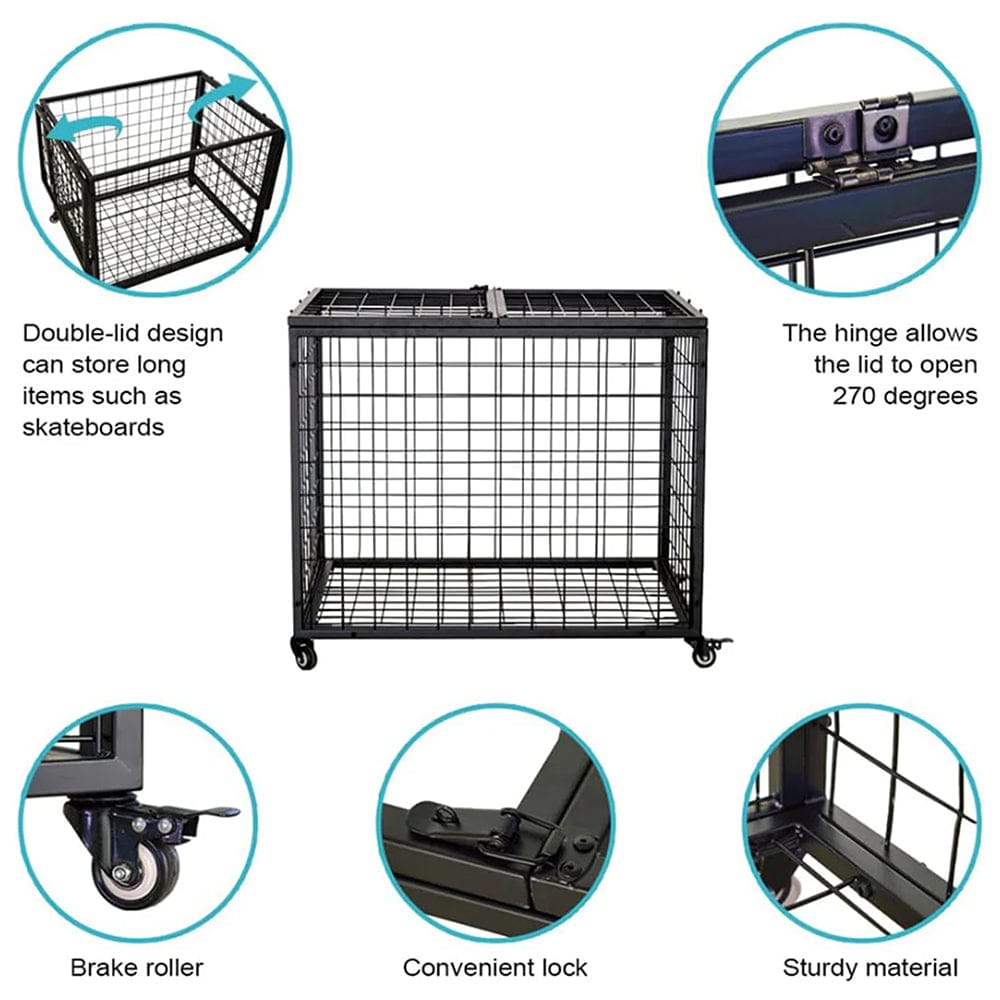 Lockable Ball Storage Trolley