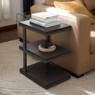 Holzoffer Rectangular Tiered End Table (14