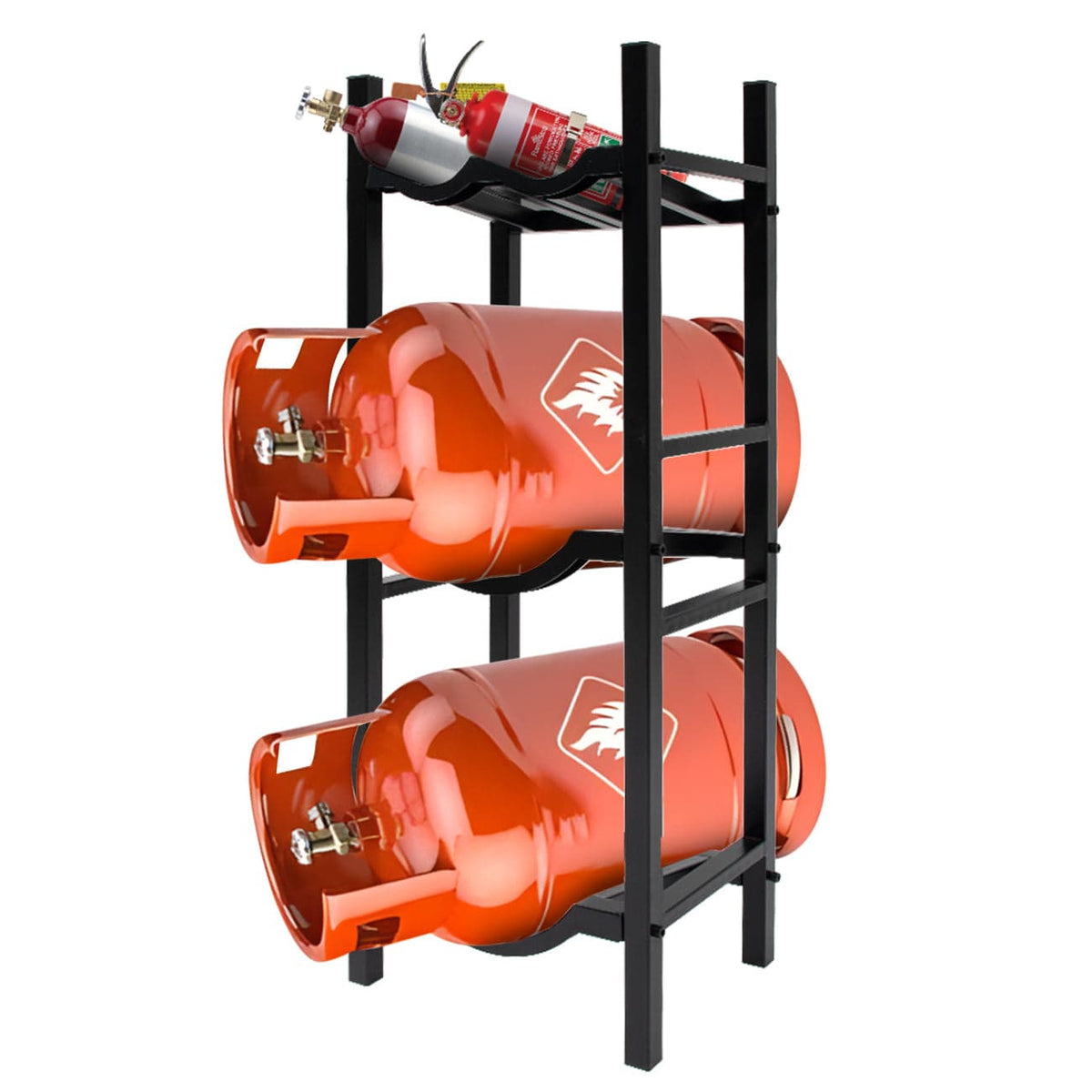 Holzoffer Refrigerant Tank Rack, Stable Refrigerant Cylinder Tank Rack