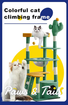 Holzoffer Cat Tree/Tower Scratching Post Pet Condo House Furniture Scratcher