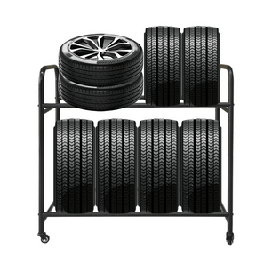 Holzoffer Rolling Tire Cart Rack Organizer, 20