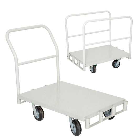 Holzoffer 2-in-1 Steel Rolling Panel Cart，2000 LBS Load Capacity