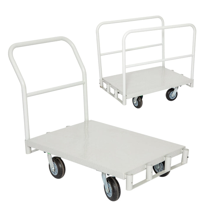 2-in-1 Steel Rolling Panel Cart 37"L x 24"W x 33"H