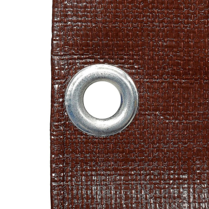 Heavy Duty Waterproof Tarp, 8 oz/yd² HDPE, Brown