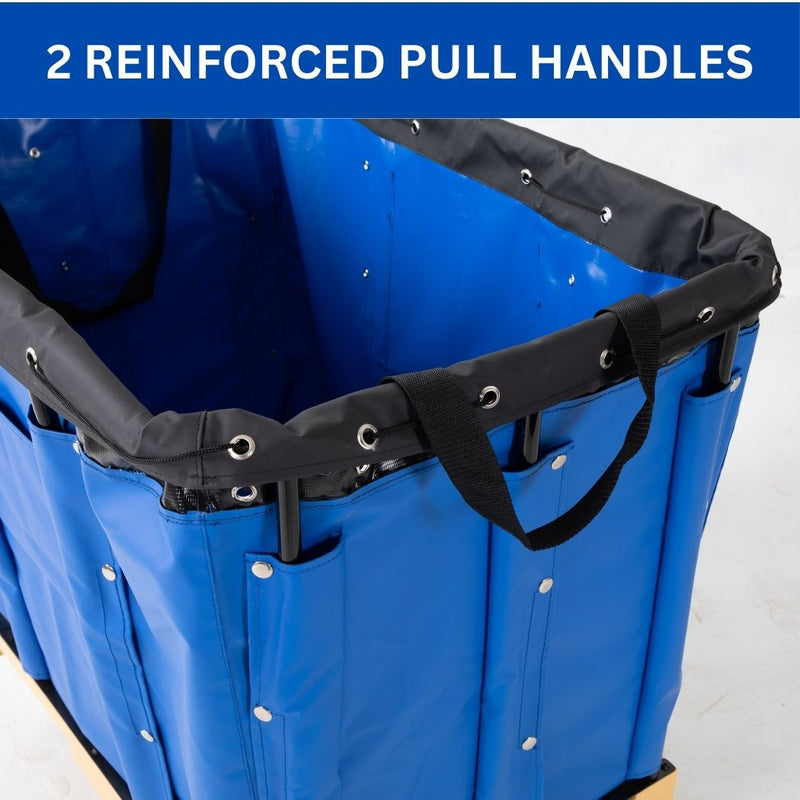 Vinyl Basket Truck, 8 Bushel Bulk Truck, 34"L x 22"W x 30.5"H