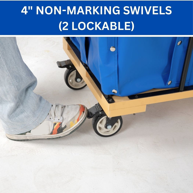 Vinyl Basket Truck, 8 Bushel Bulk Truck, 34"L x 22"W x 30.5"H