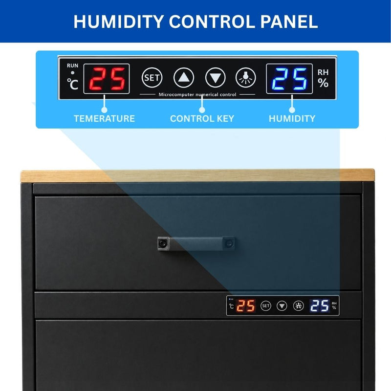 3D Printer Cabinet w/ Dehumidifying Dry, 40 Filaments Spool Storage Capacity, Heavy Duty Shelf 21.25"L x 21.5"W x 34.4"H