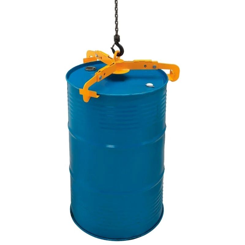 Vertical Drum Lifter for 30 Gallon and 55 Gallon, 1000 lbs Capacity, 3 Lifting Arms