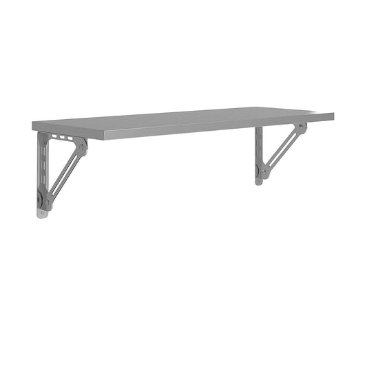 Holzoffer Wall Mounted Fold Down Table , Stainless Steel Kitchen Cabinet