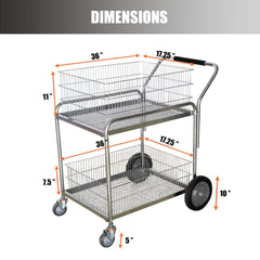 Wire Mail Cart