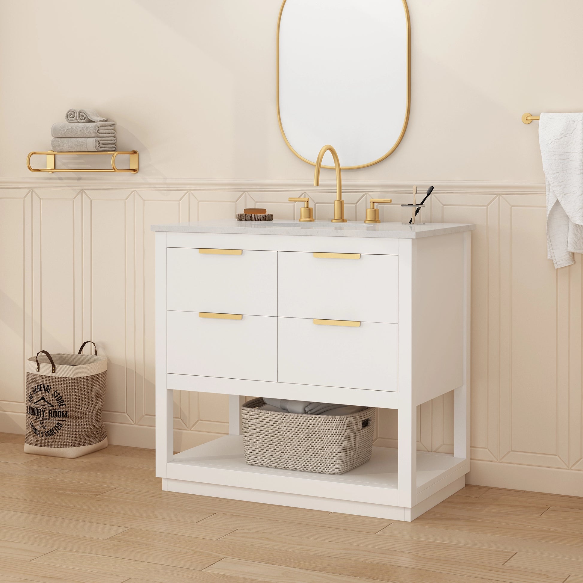 Holzoffer 36-48" Single Sink Vanity