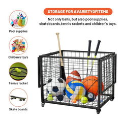 Lockable Ball Storage Trolley